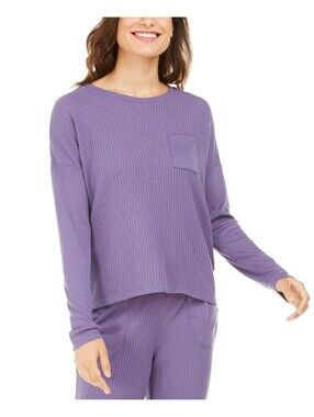 Alfani Womens Thermal Pajama Top Size XL